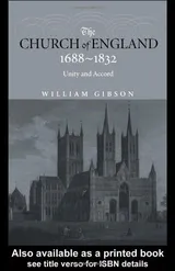 The Church of England 1688-1832
