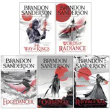 The Stormlight Archive, 5 Books Collection : The Way of Kings, Words of Radiance, Oathbringer, Rythm of War & Edgedancer
